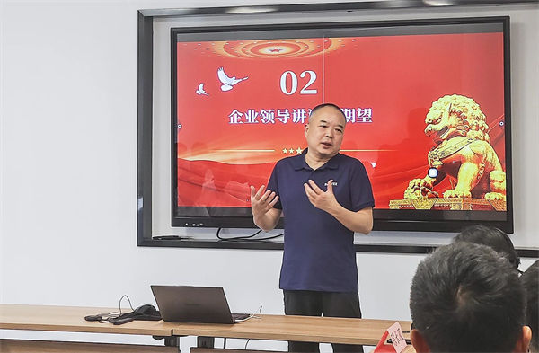 博可機(jī)械董事長(zhǎng)陳長(zhǎng)風(fēng)先生致辭