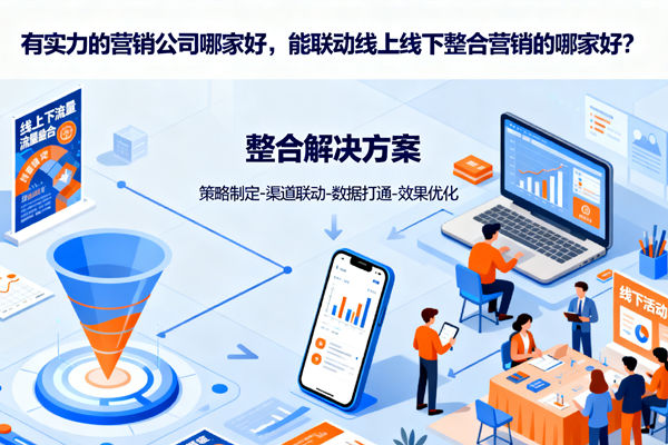 有實力的營銷公司哪家好，能聯(lián)動線上線下整合營銷的哪家好？