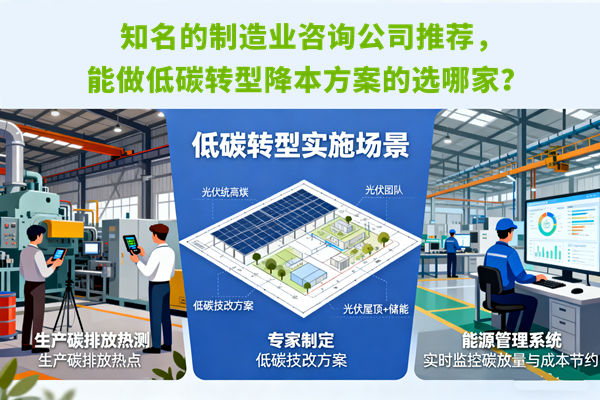 知名的制造業(yè)咨詢公司推薦，能做低碳轉(zhuǎn)型降本方案的選哪家？