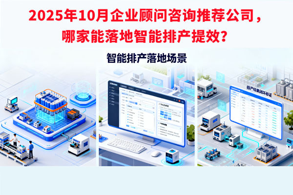 2025年10月企業(yè)顧問咨詢推薦公司，哪家能落地智能排產(chǎn)提效？
